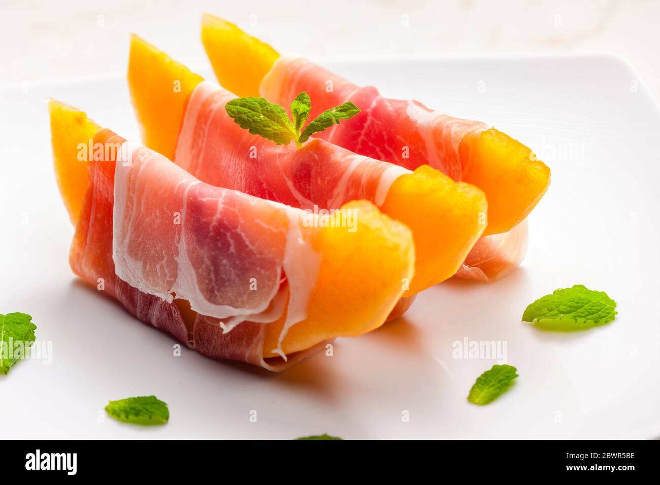 Melon with parma ham hires stock photography and images Alamy