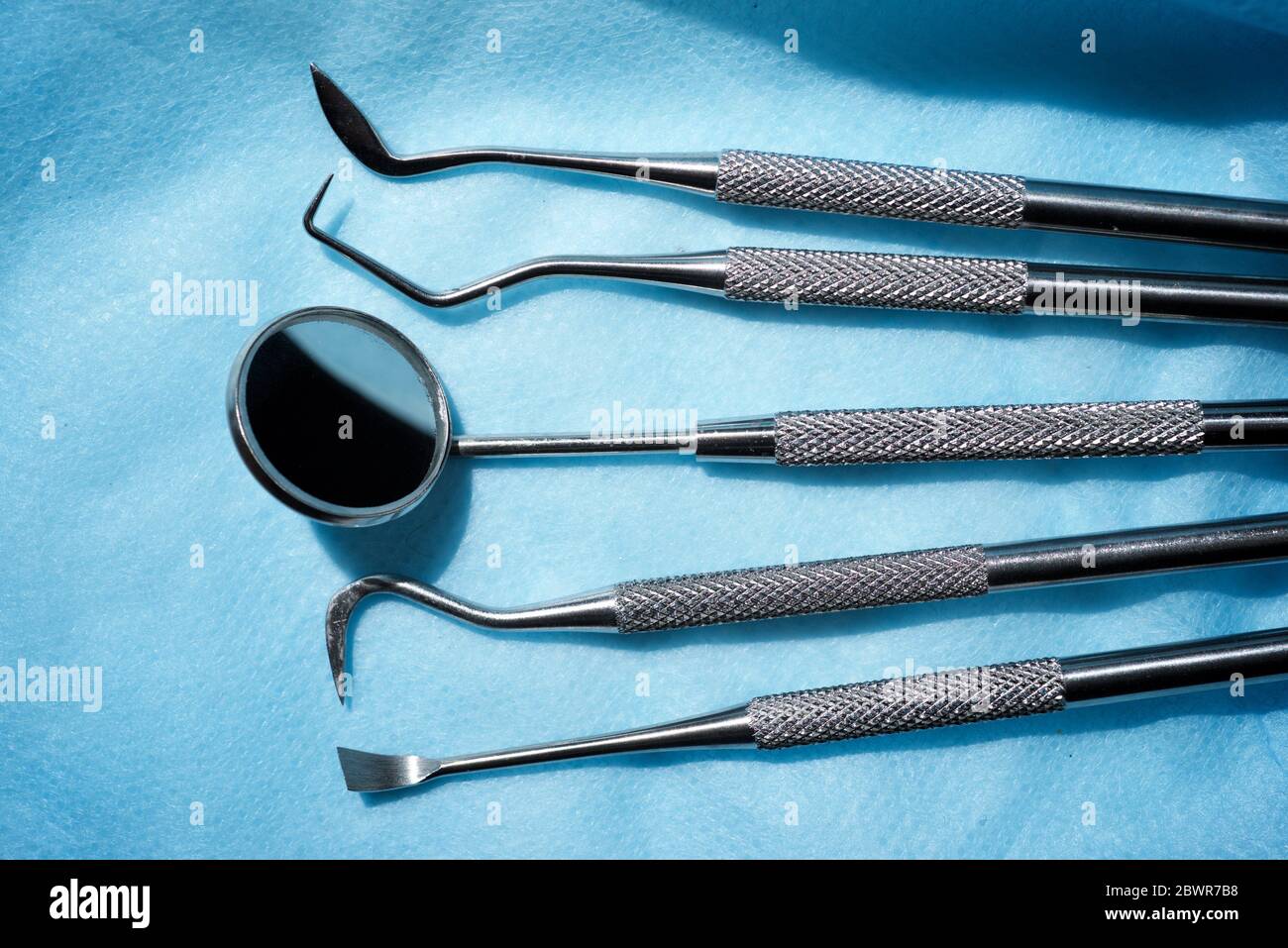 Instruments used by the dentist Stock Photo Alamy