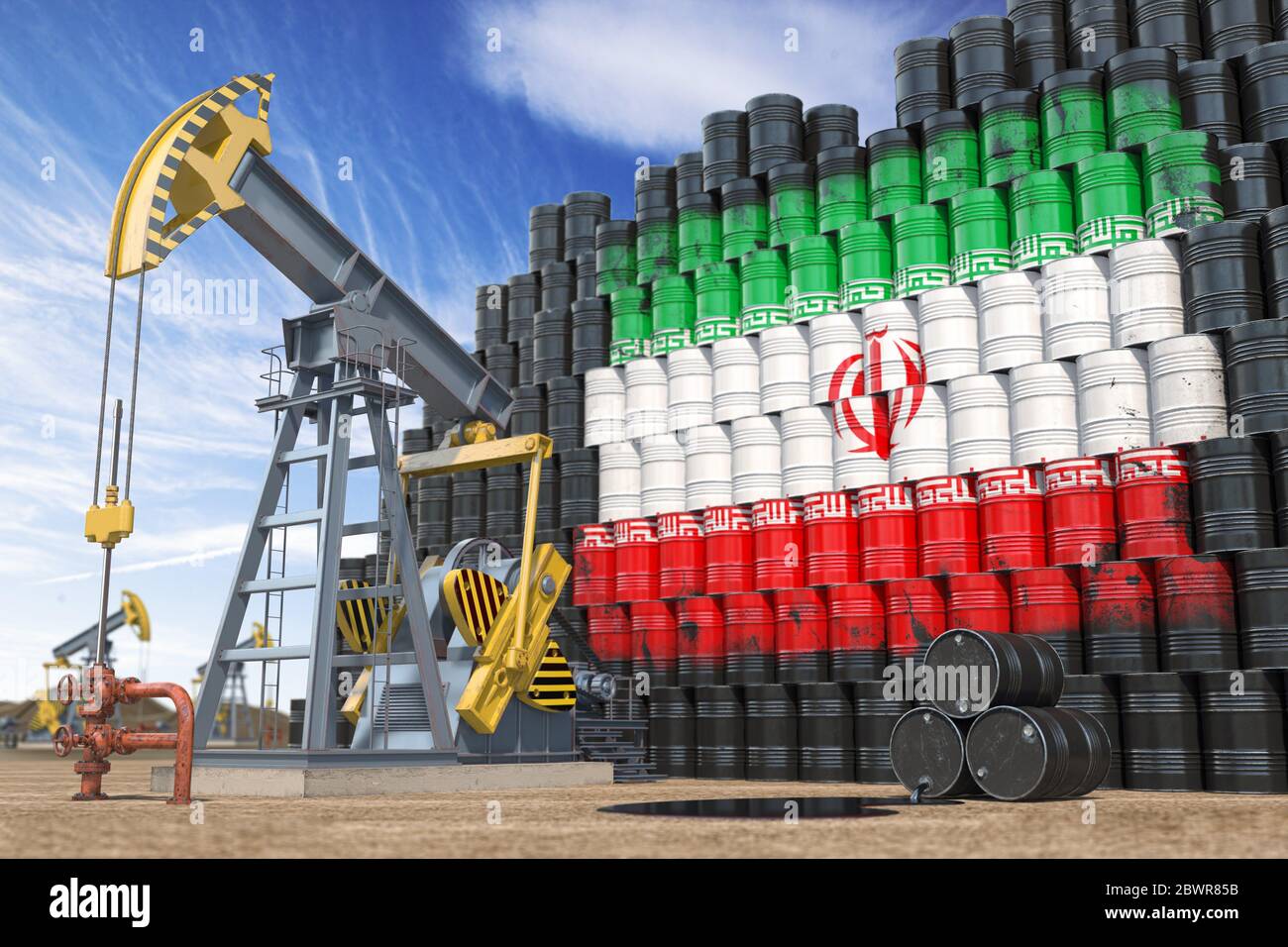 Iran oil production hi-res stock photography and images - Alamy