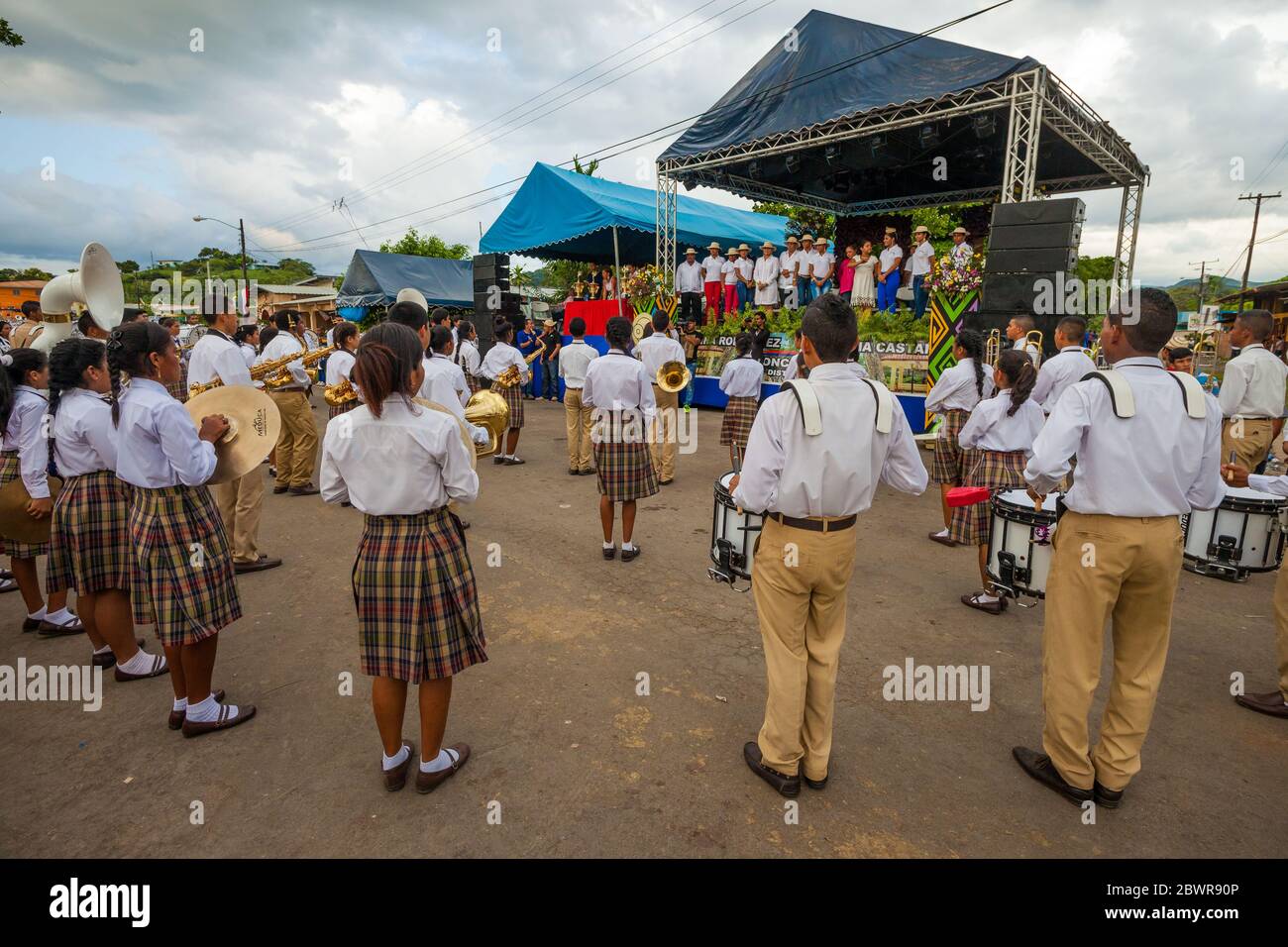 Historical celebration of the foundation of the La Pintada district