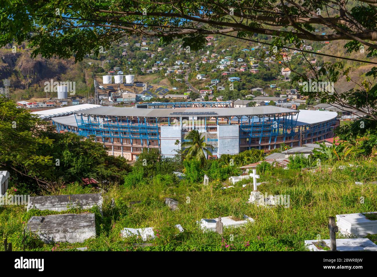 View of Grenada National Cricket Stadium, St Grenada
