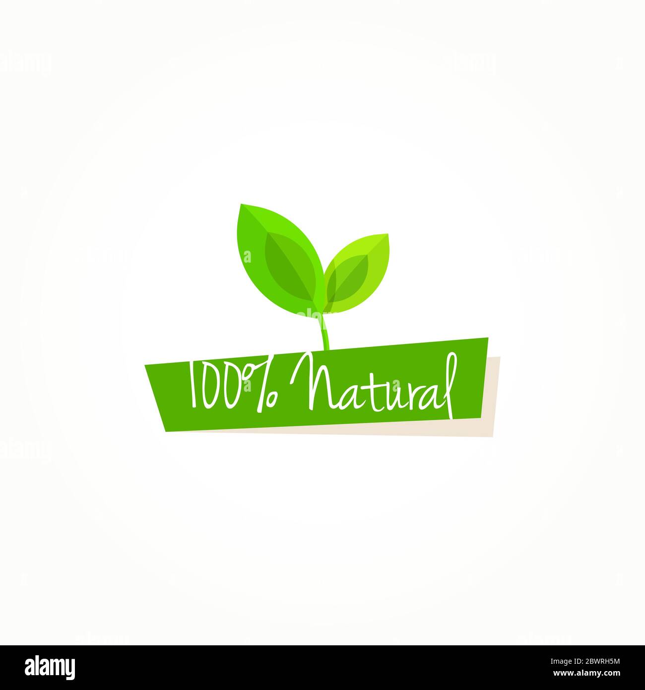 100% Natural Label Stock Vector Image & Art - Alamy