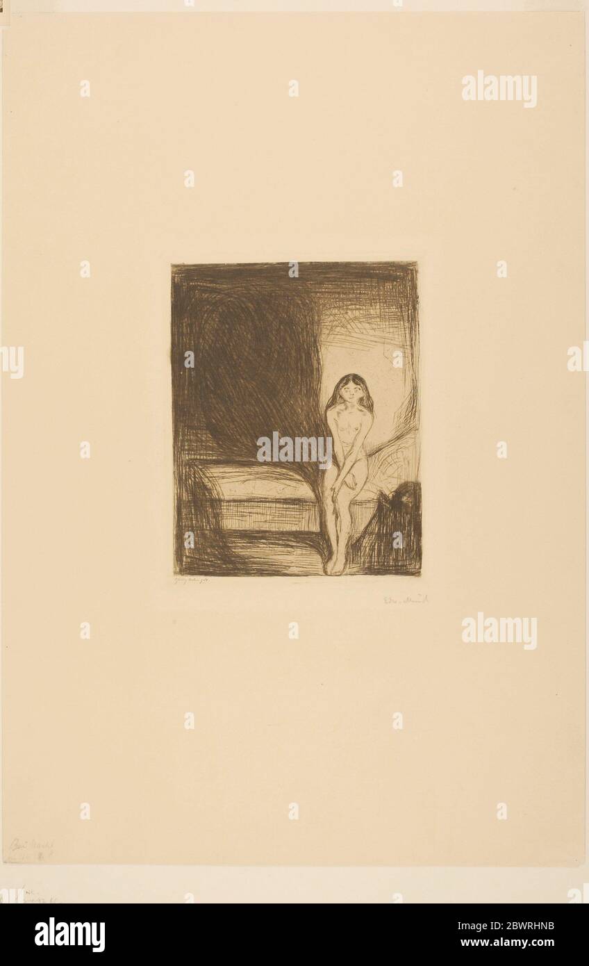 Edvard munch puberty hi-res stock photography and images - Alamy