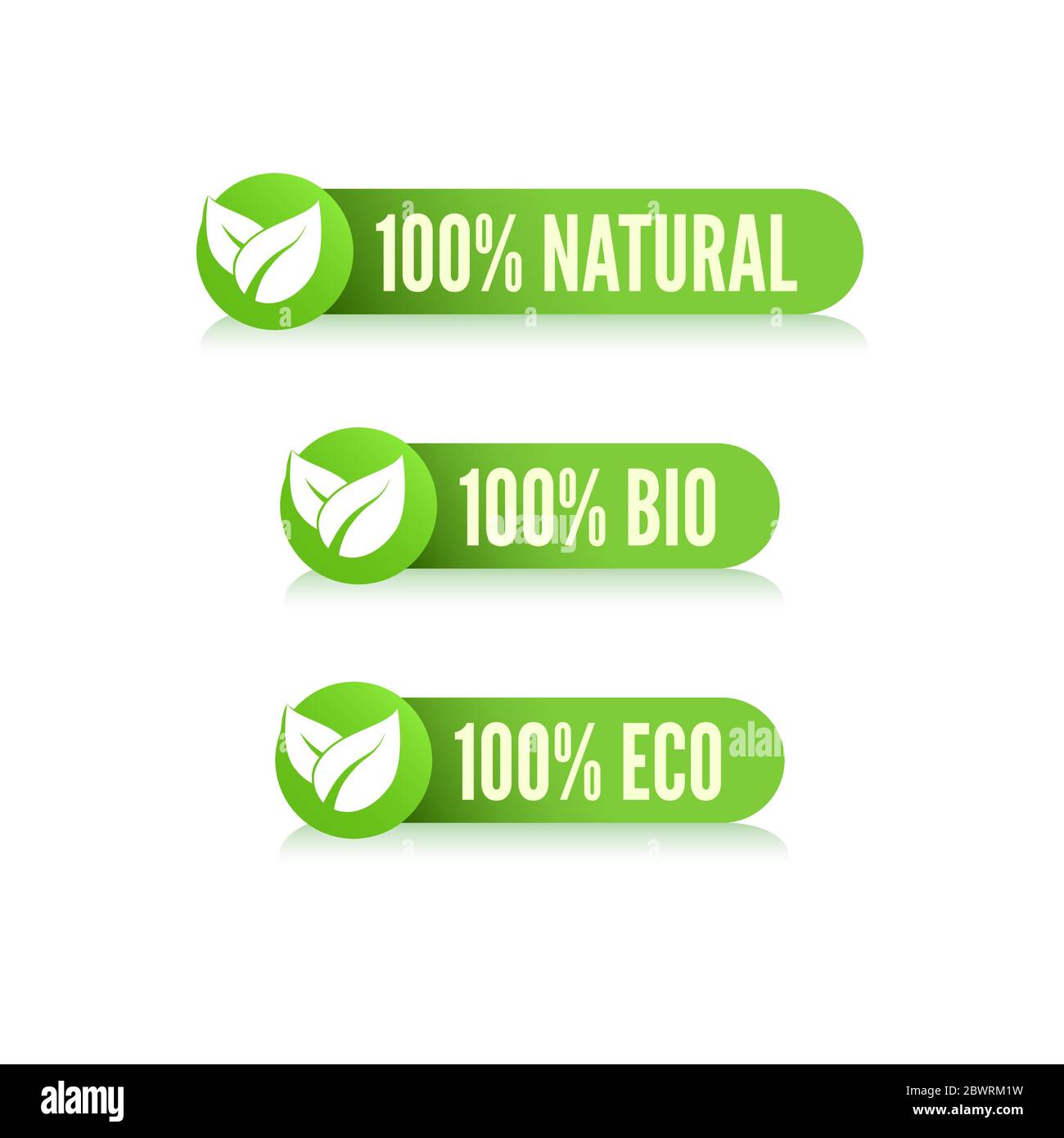 100% Natural, Organic & Vegan Labels Stock Vector Image & Art - Alamy