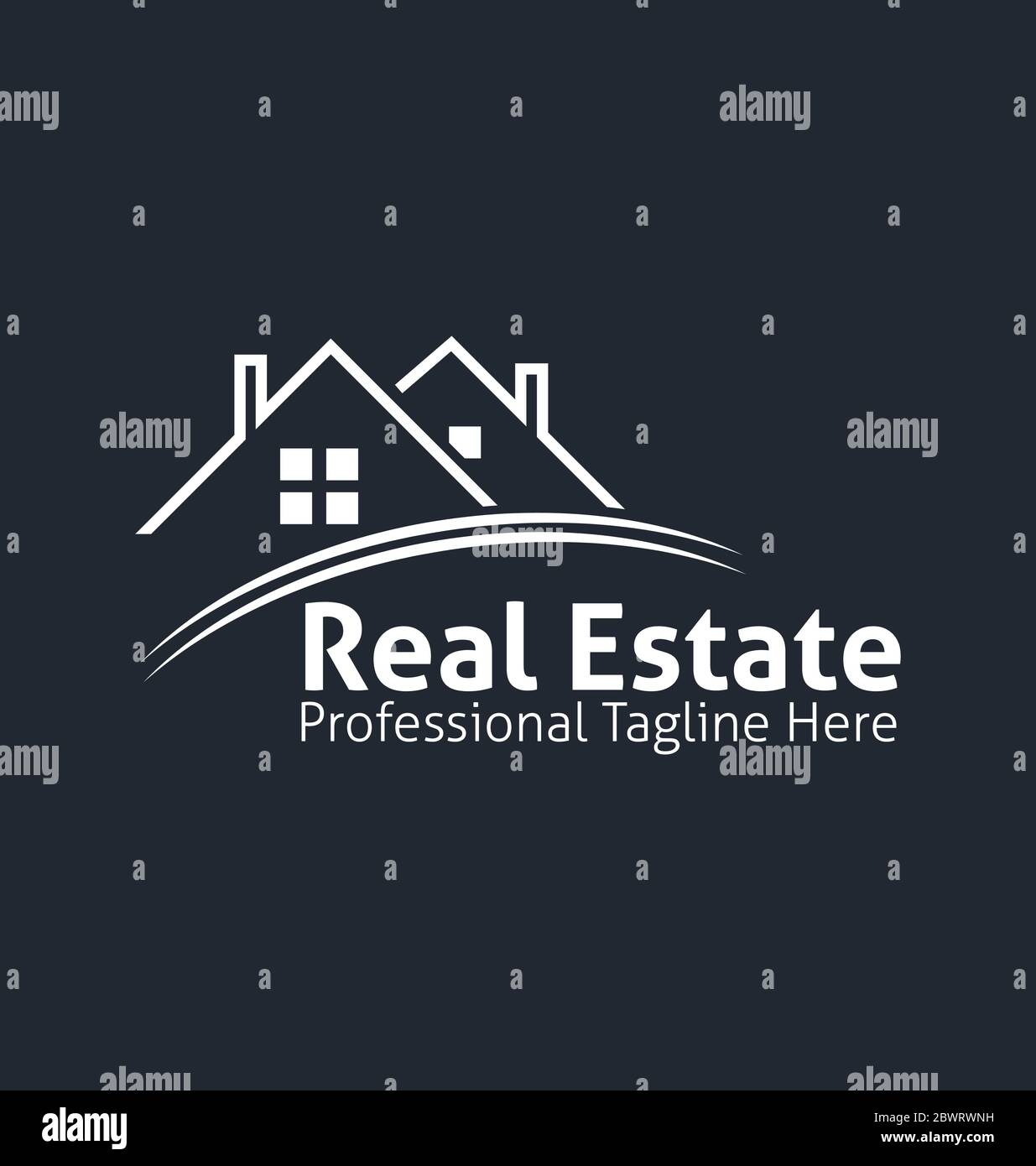real estate logo, housing, loan, real state, improvement, home interior, logotype, hotel, place, state, agency, corporation, rental, residential, trad Stock Vector