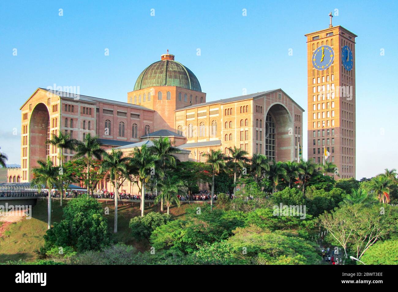 Catholic Cathedral of Our Lady Aparecida in the city of Aparecida São ...