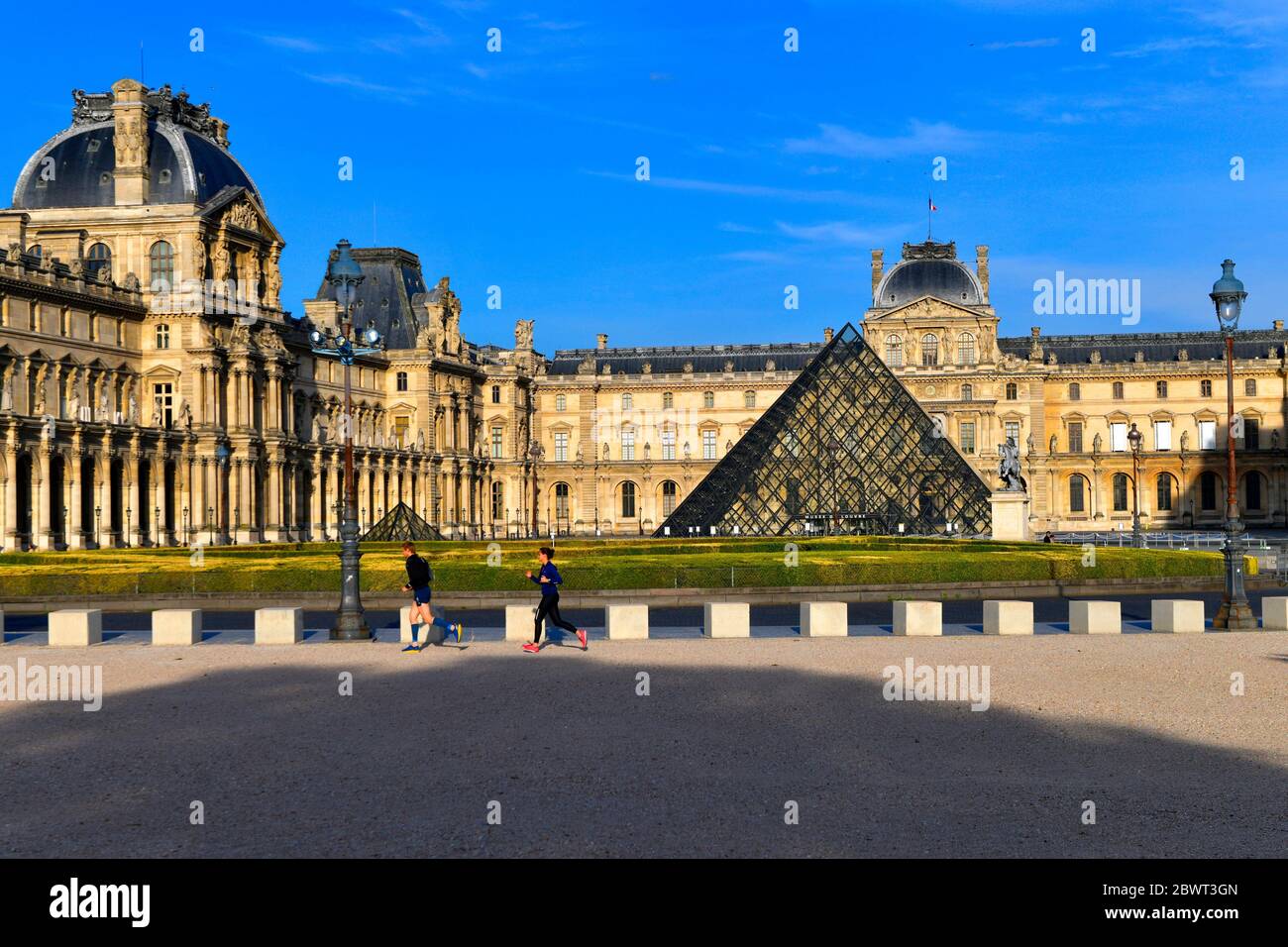 The Louvre art gallery, Museum and Louvre Pyramid, Pyramide du Louvre