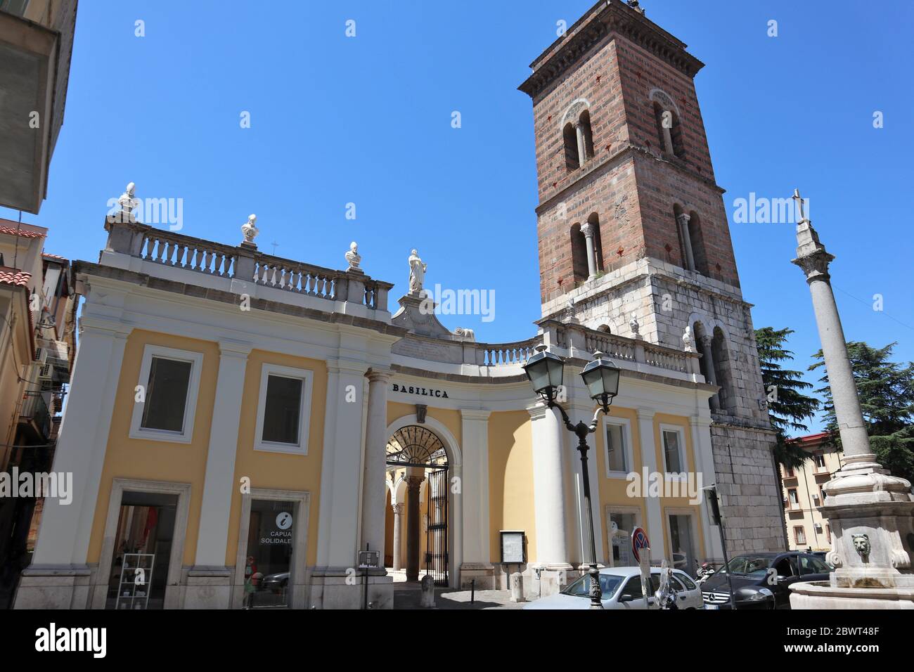Capua - Duomo di Santa Maria Assunta Stock Photo