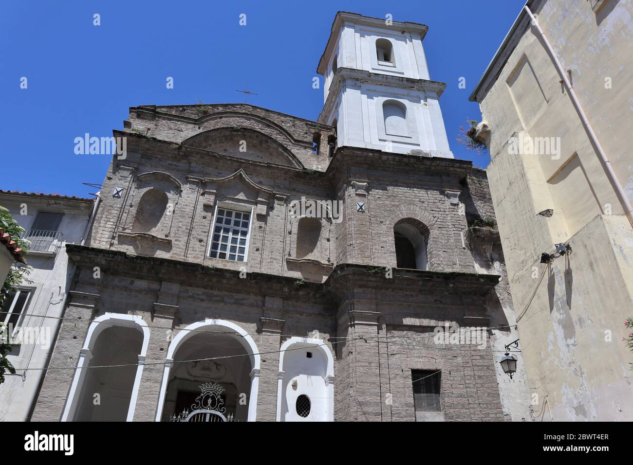 Capua - Facciata della Chiesa di Santa Maria Maddalena Stock Photo