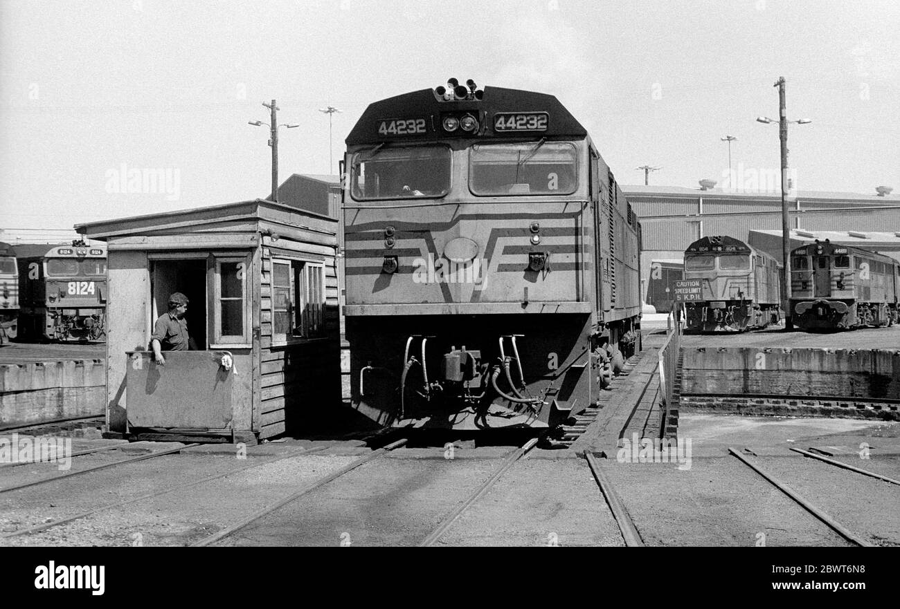 Train turntable Black and White Stock Photos & Images Alamy