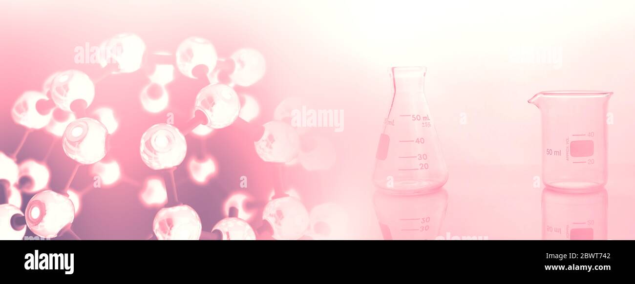 Pink Chemistry Flask Drink Tumbler