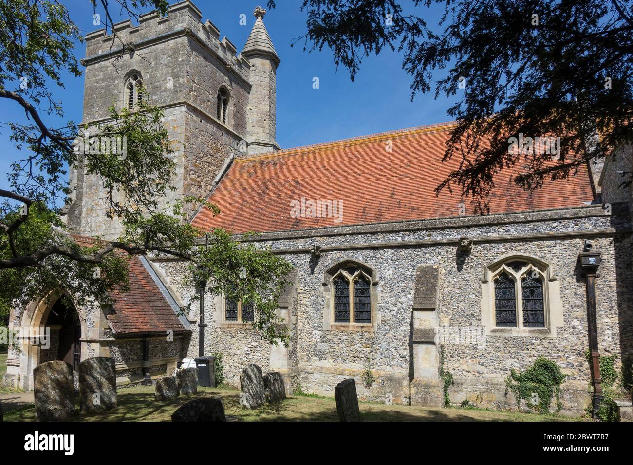 England, Oxfordshire, Watlington, St.Leonard's church Stock Photo