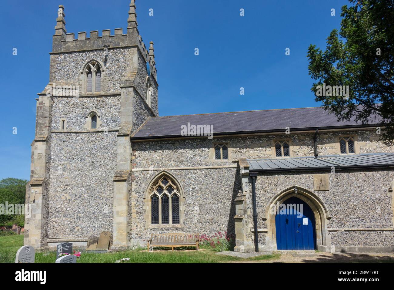 England, Oxfordshire, Aston Rowant, church Stock Photo
