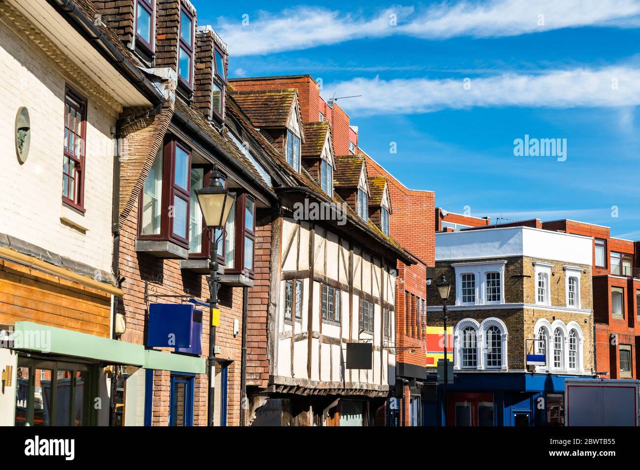 Traditional houses in Windsor, England Stock Photo Alamy