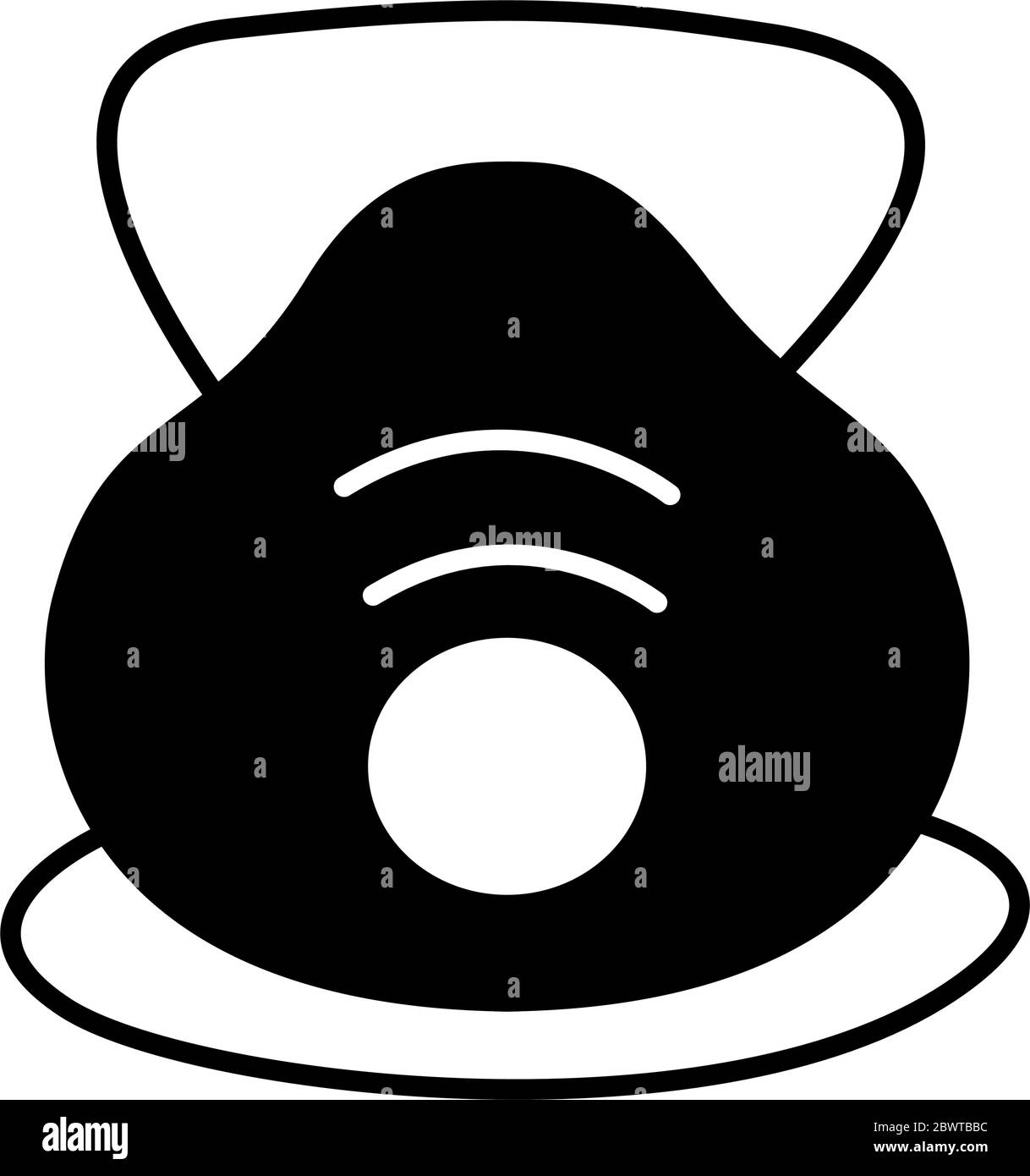 face mask accessory silhouette style Stock Vector Image & Art - Alamy