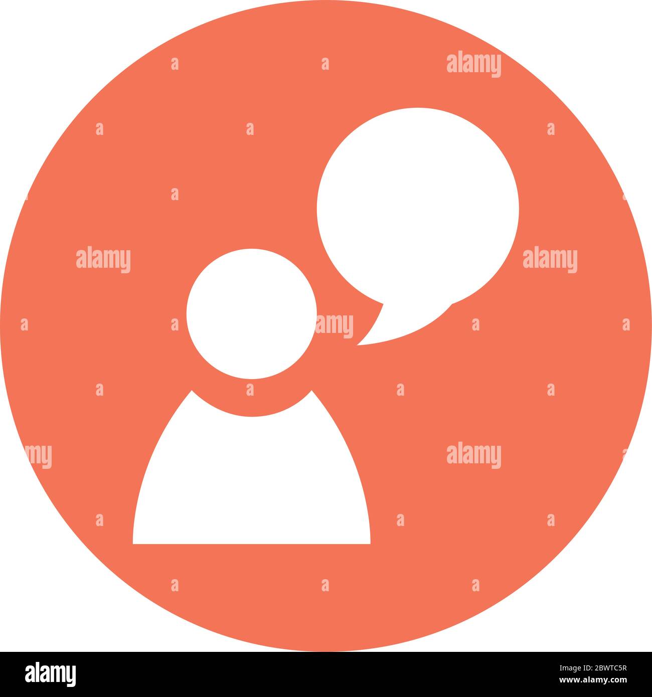 Speech bubbles avatar user Cut Out Stock Images & Pictures - Alamy