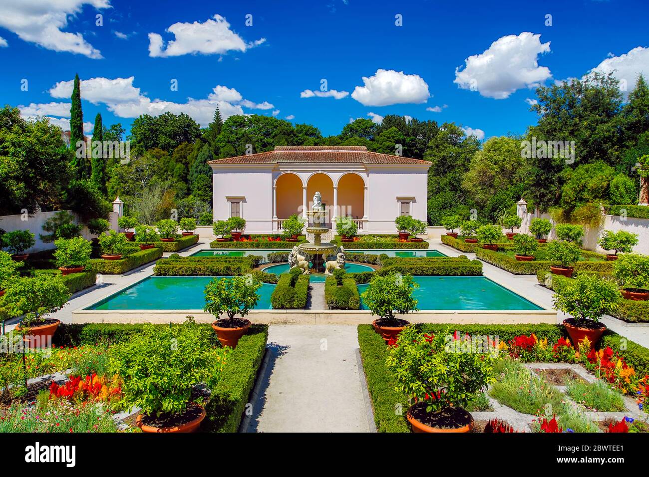 Hamilton gardens, New Zealand Stock Photo Alamy