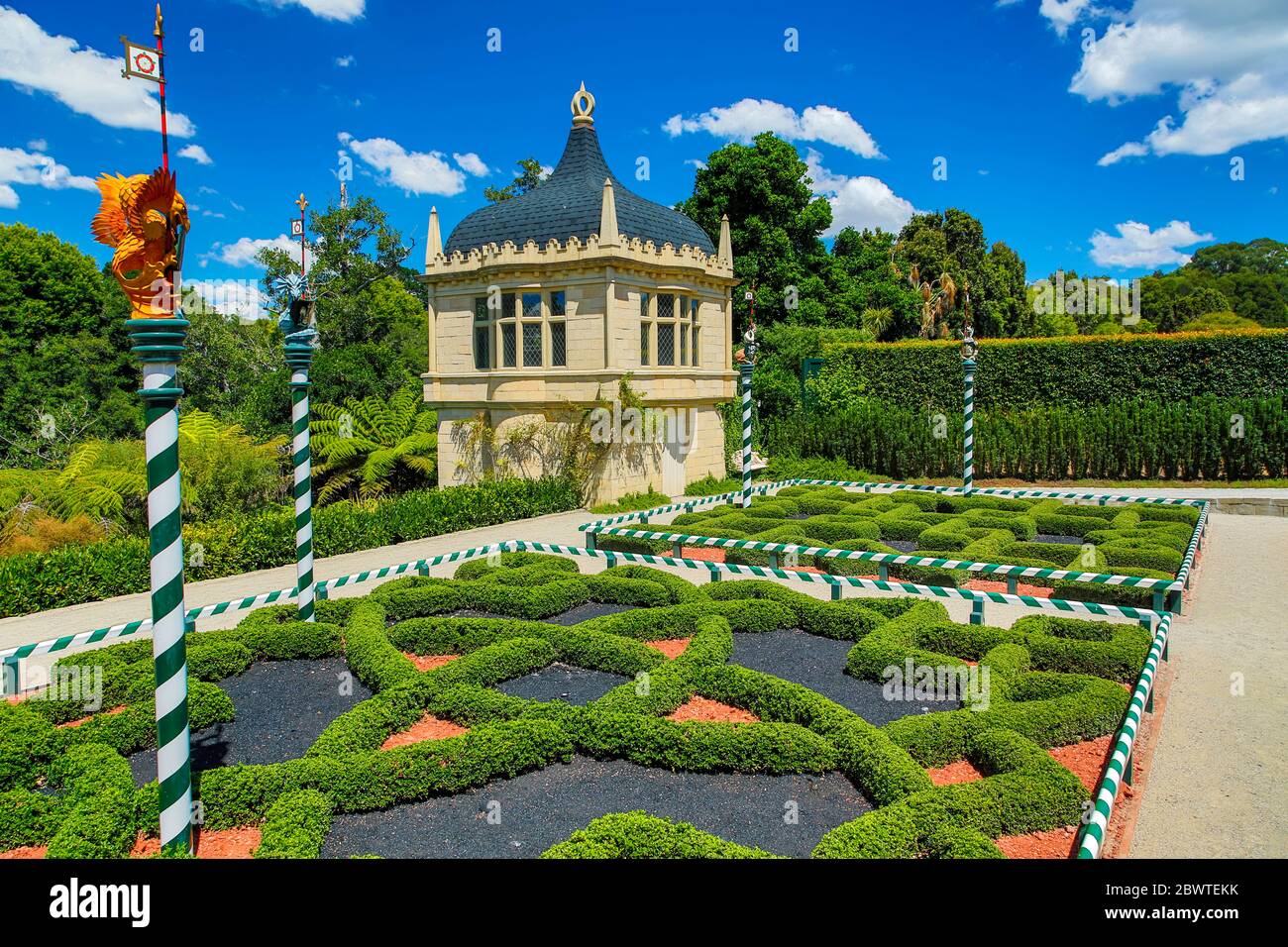 Hamilton gardens, New Zealand Stock Photo Alamy