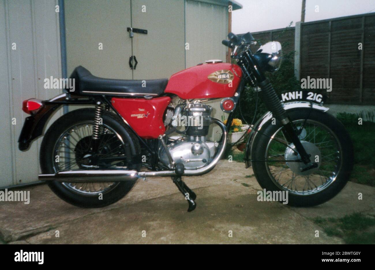 BSA Starfire 250 cc Motorbike 1968 Stock Photo