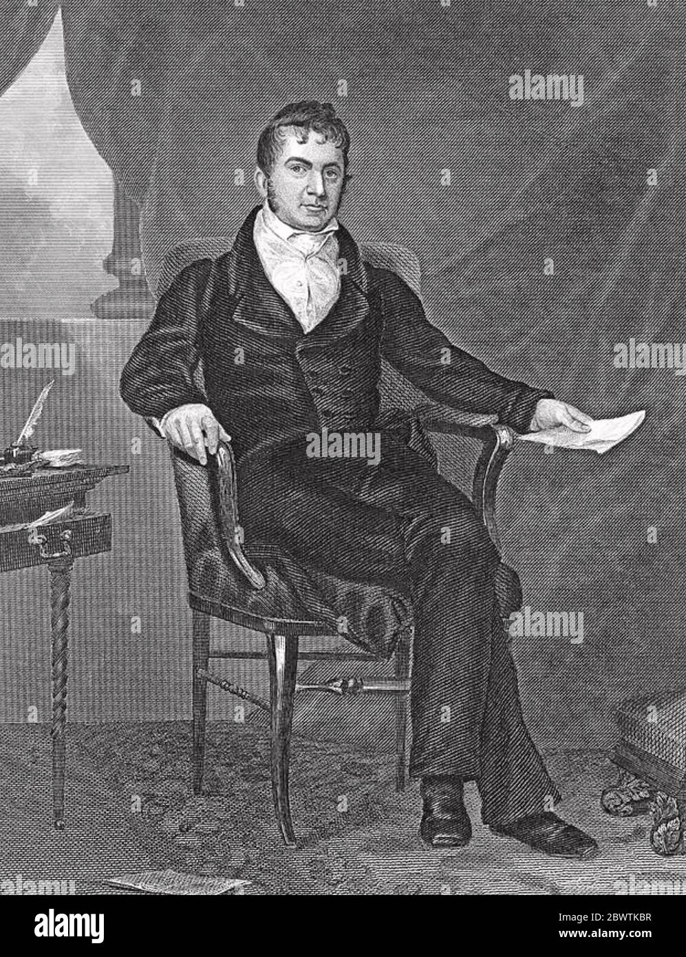 WILLIAM PINKNEY (1764-1822) American statesman ands diplomat Stock Photo