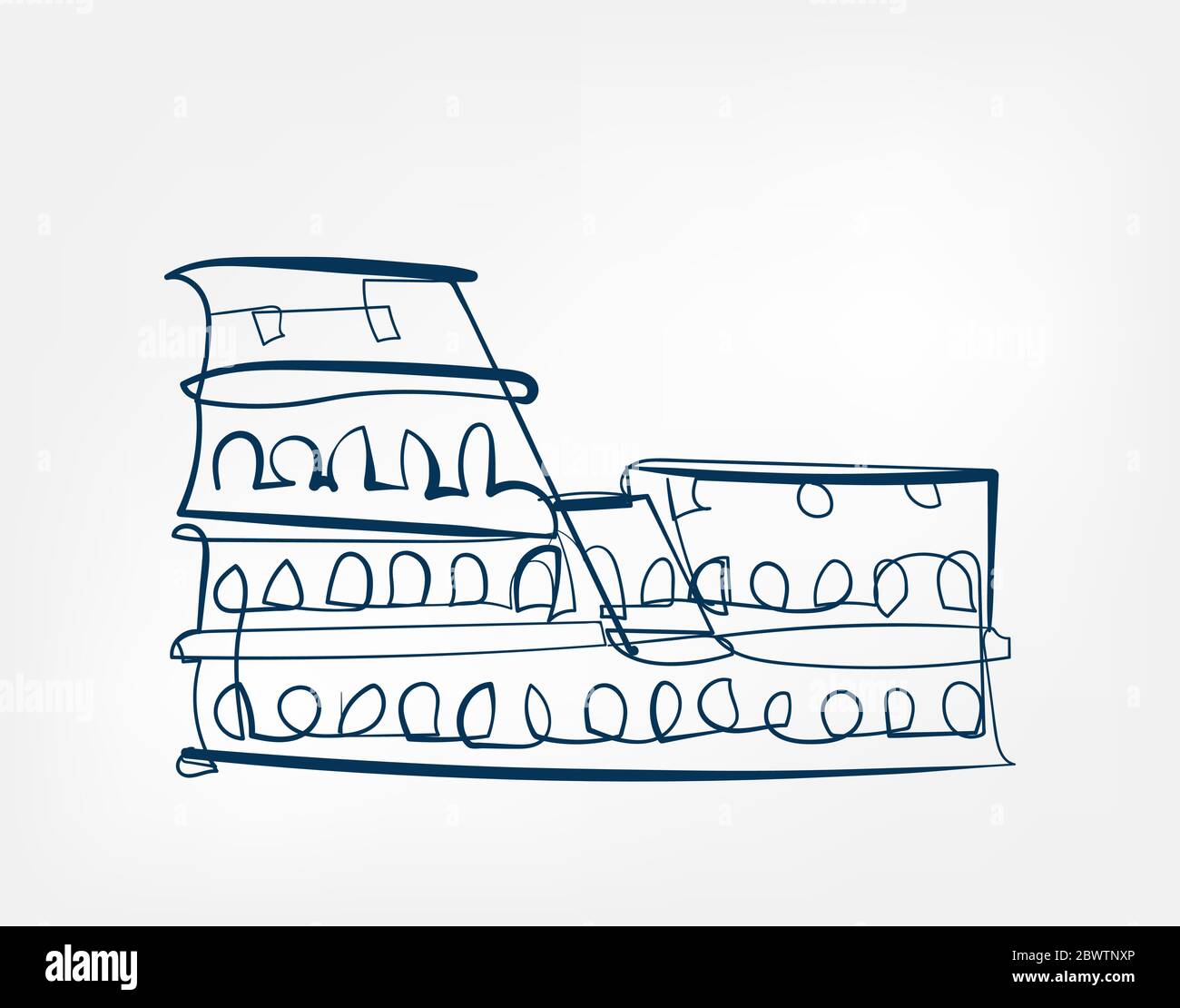 Visit rome Stock Vector Images - Alamy