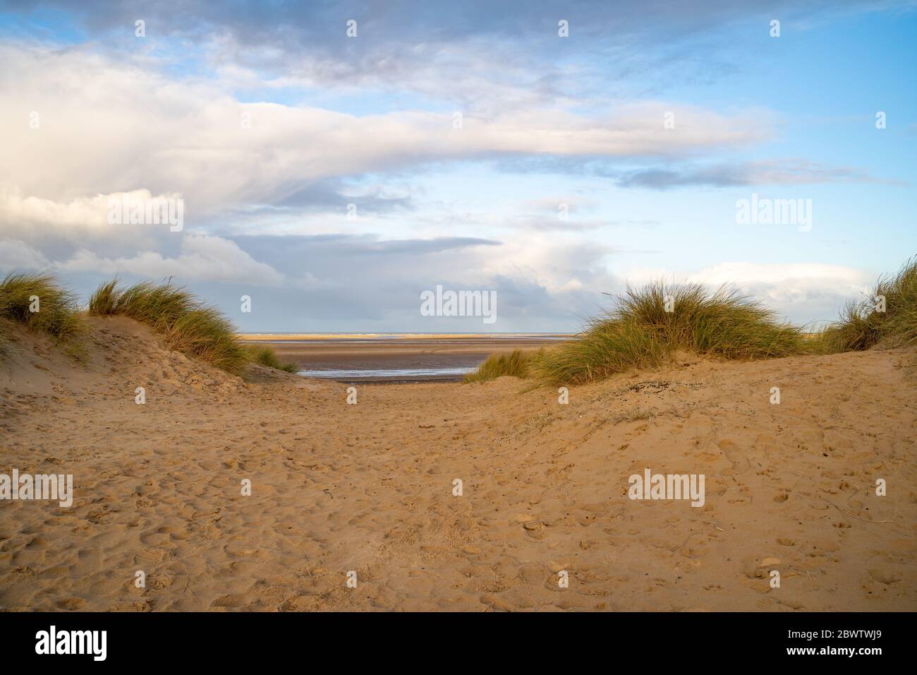 Sand Dunes at Holkham Beach, North Norfolk, England, UK Stock Photo - Alamy