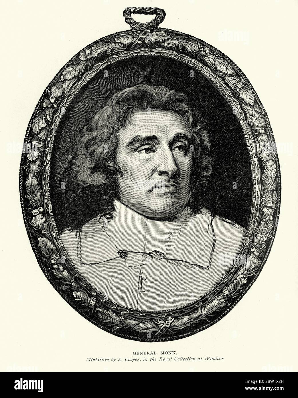 George Monck, 1st Duke of Albemarle an English soldier and politician, and a key figure on both sides of the English Civil War, as well as the Restora Stock Photo