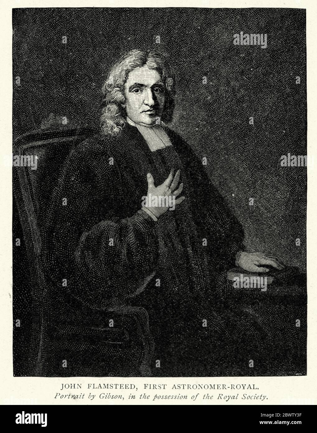 John Flamsteed an English astronomer and the first Astronomer Royal