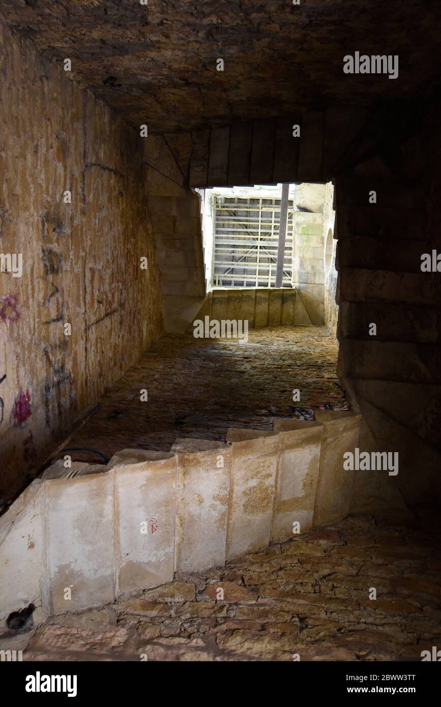 Browns (Brownes) Folly, interior, Bathford Bath and Northeast Somerset England UK Stock Photo