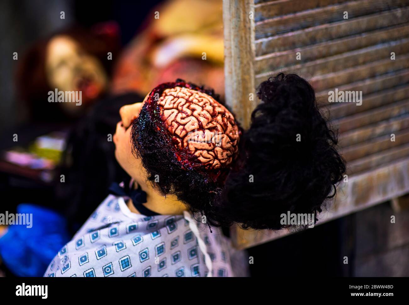 Brain surgery pavilion of fear, House of Horror Stock Photo