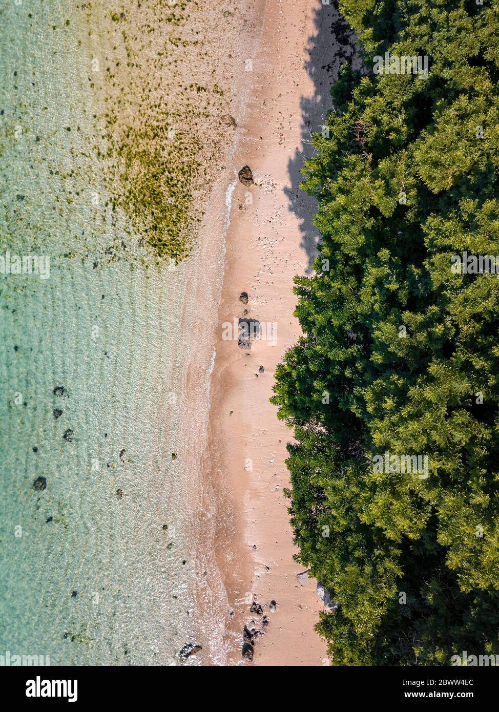 Indonesia Bali Nusa Dua Aerial View Of Gunung Payung Beach Stock Photo Alamy