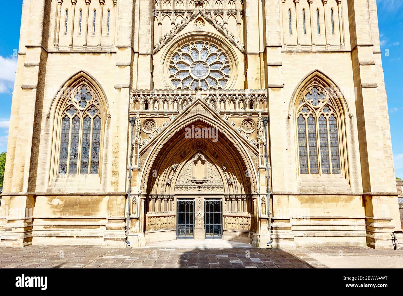 Bristol Cathedral in Bristol, England UK Stock Photo