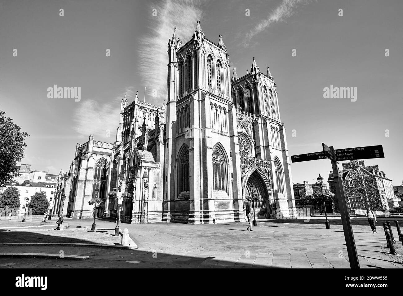 Bristol Cathedral in Bristol, England UK Stock Photo