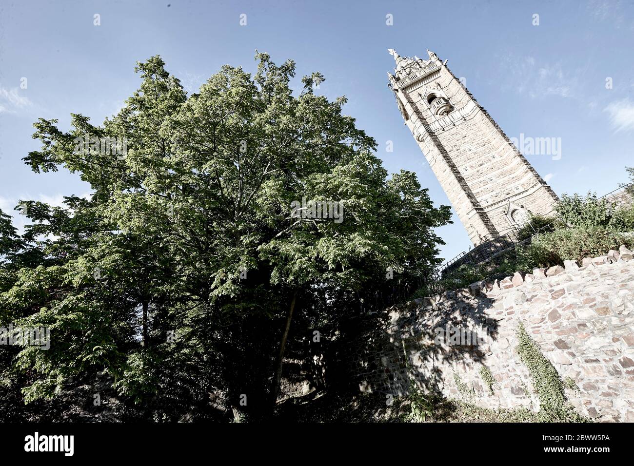Cabot Tower in Brandon Park in Bristol, England, UK Stock Photo