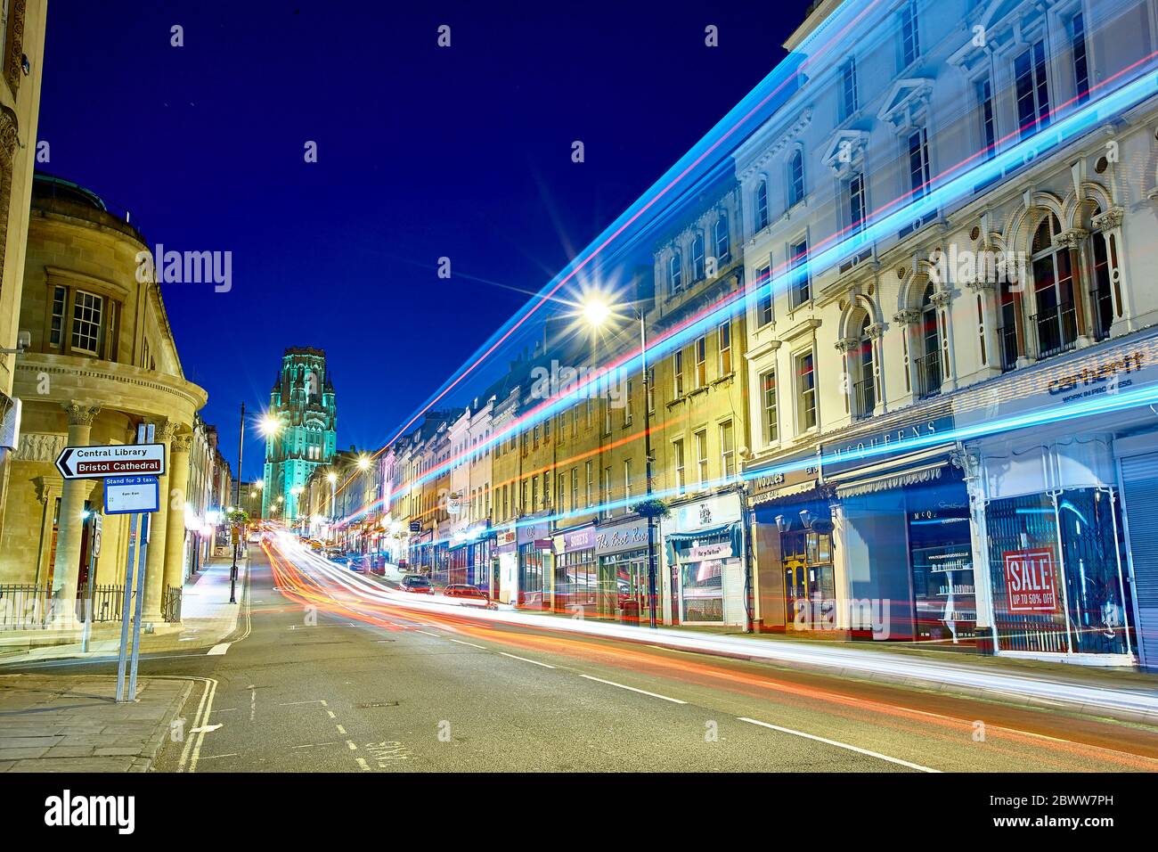 Wills Memorial Building on Park Street, Queens Road, Bristol, England