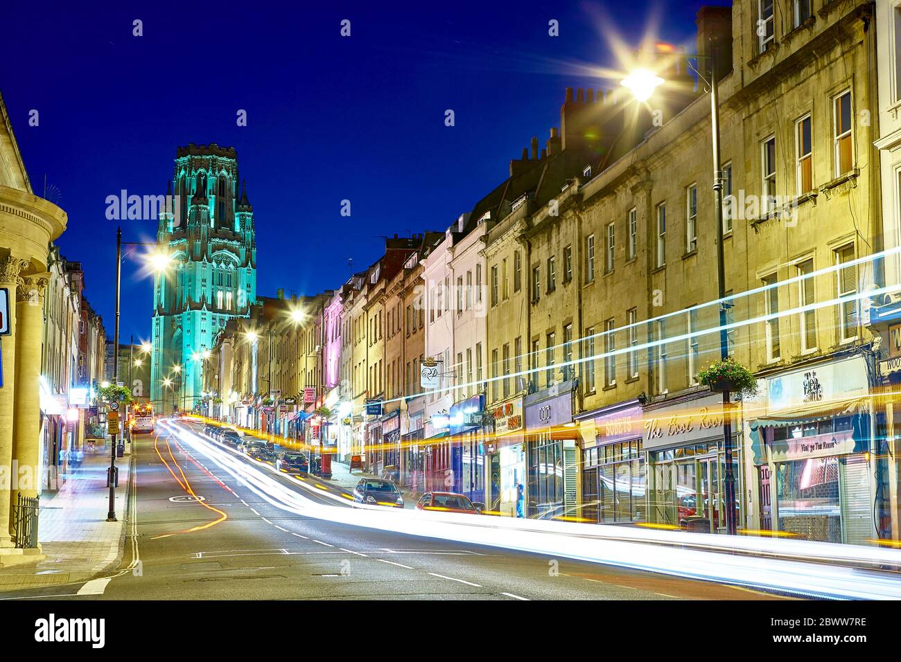 Wills Memorial Building on Park Street, Queens Road, Bristol, England