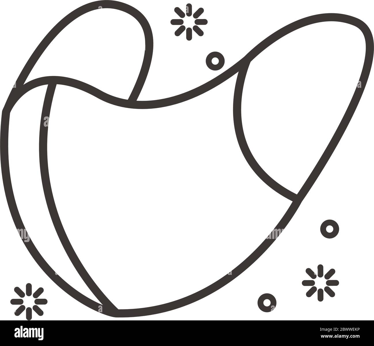 face mask accessory line style Stock Vector Image & Art - Alamy