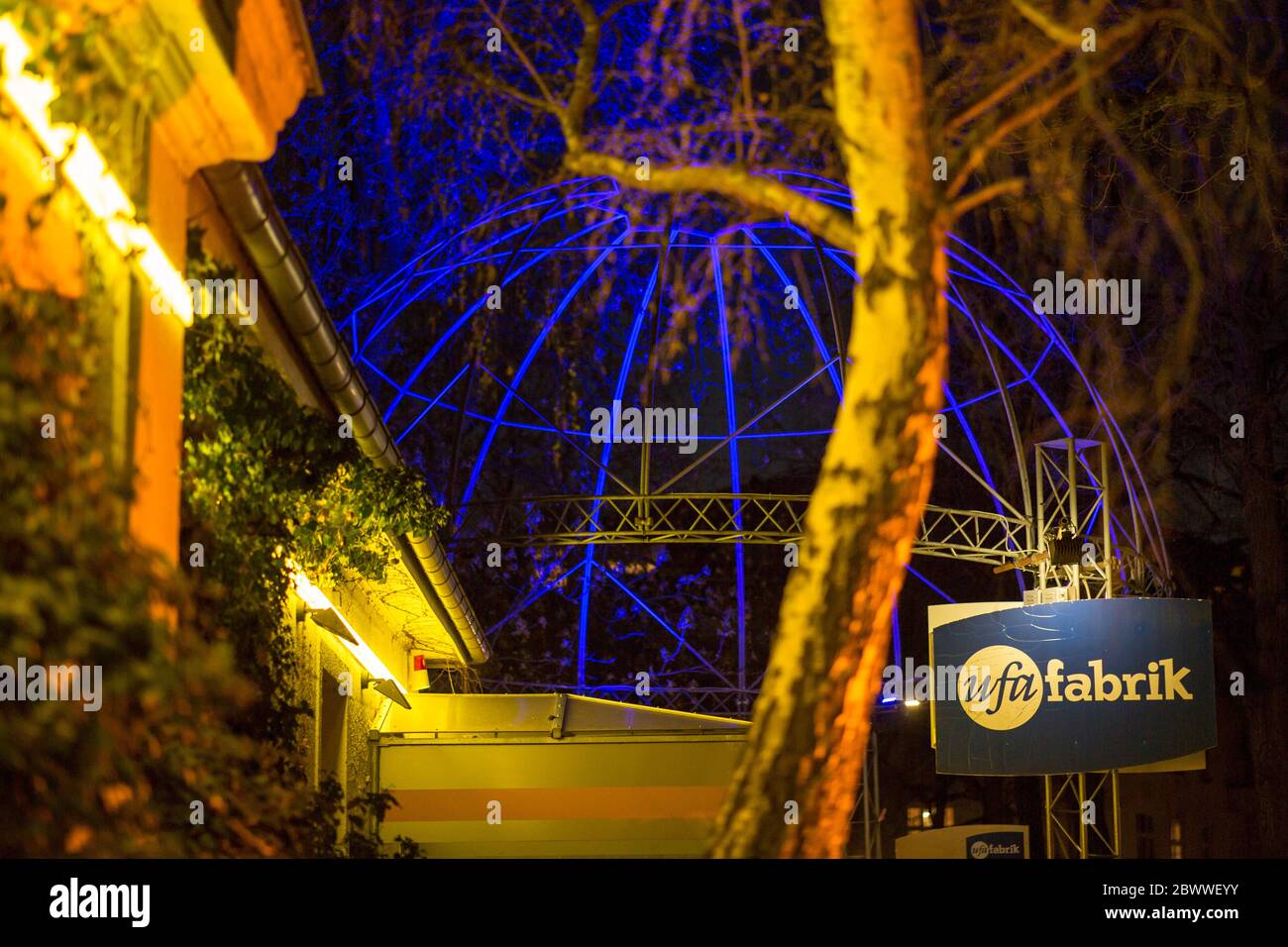 Ufa Sign Berlin, Germany. 06th Apr, 2020. 06.04.2020, Berlin: View of the ...