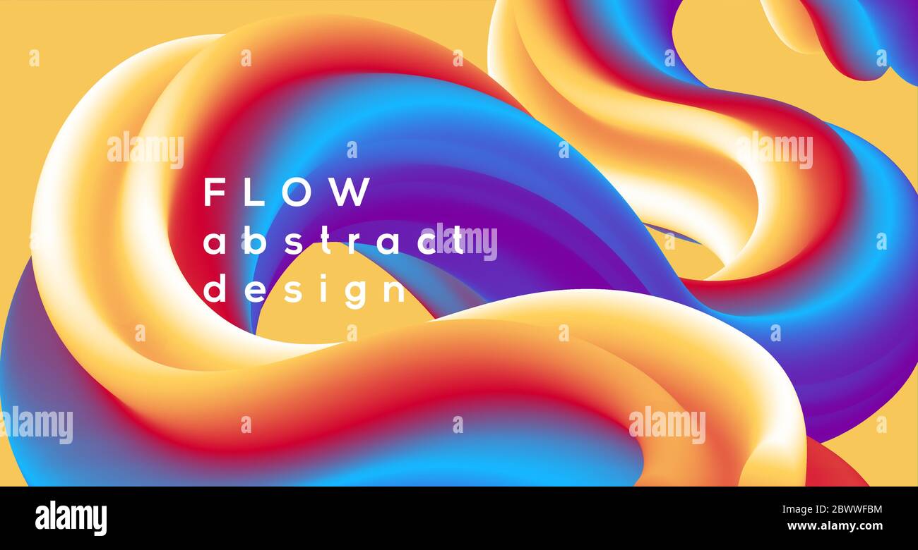 Modern Black abstract design background Flow motion Stock Vector Image ...