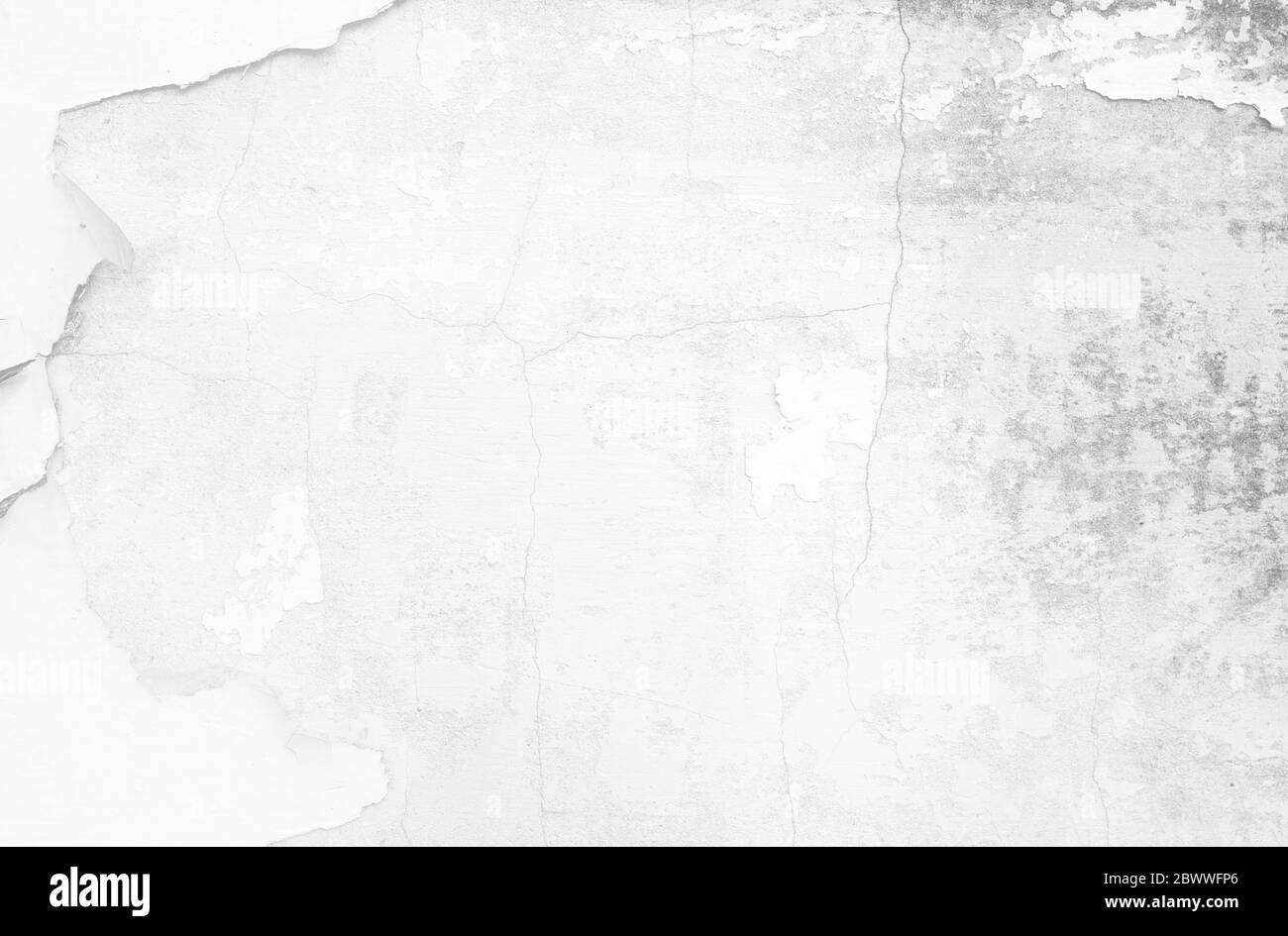 White Peeling Cracked Concrete Wall Texture Background Stock Photo - Alamy