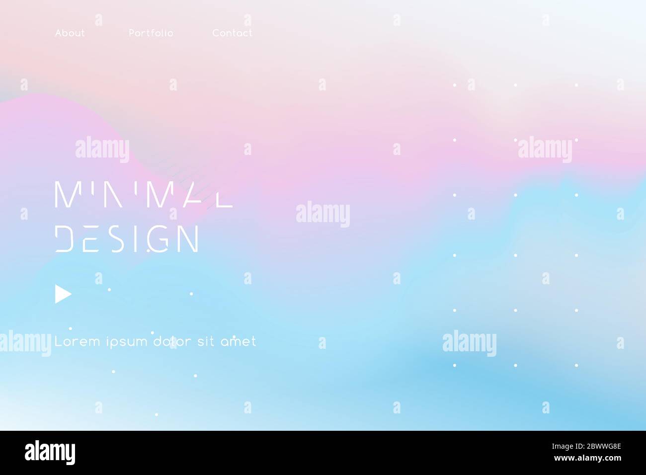Colorful motion wave abstract vector background. Design template Stock Vector
