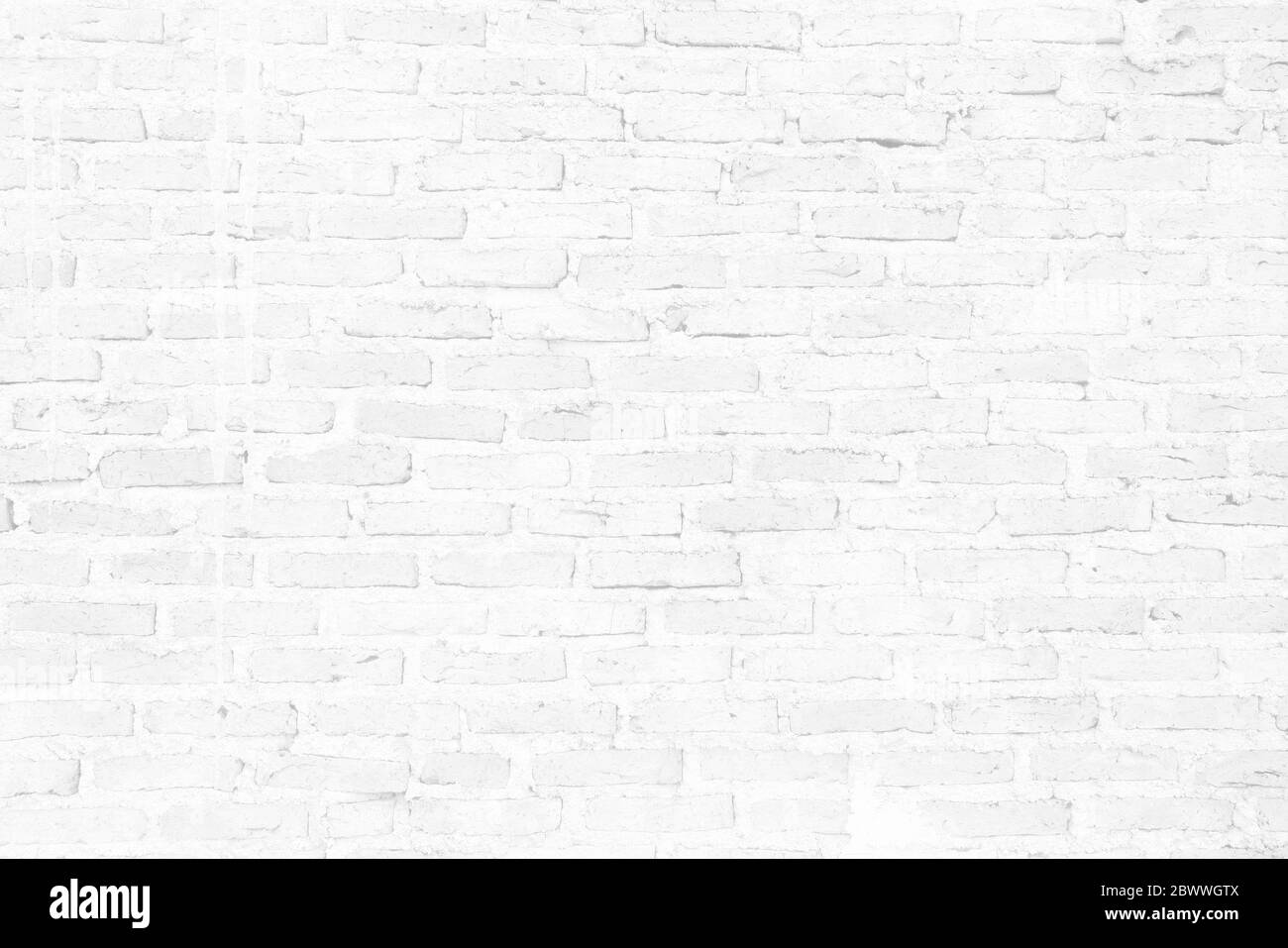 White Cool Brick Wall Texture Background Stock Photo Alamy