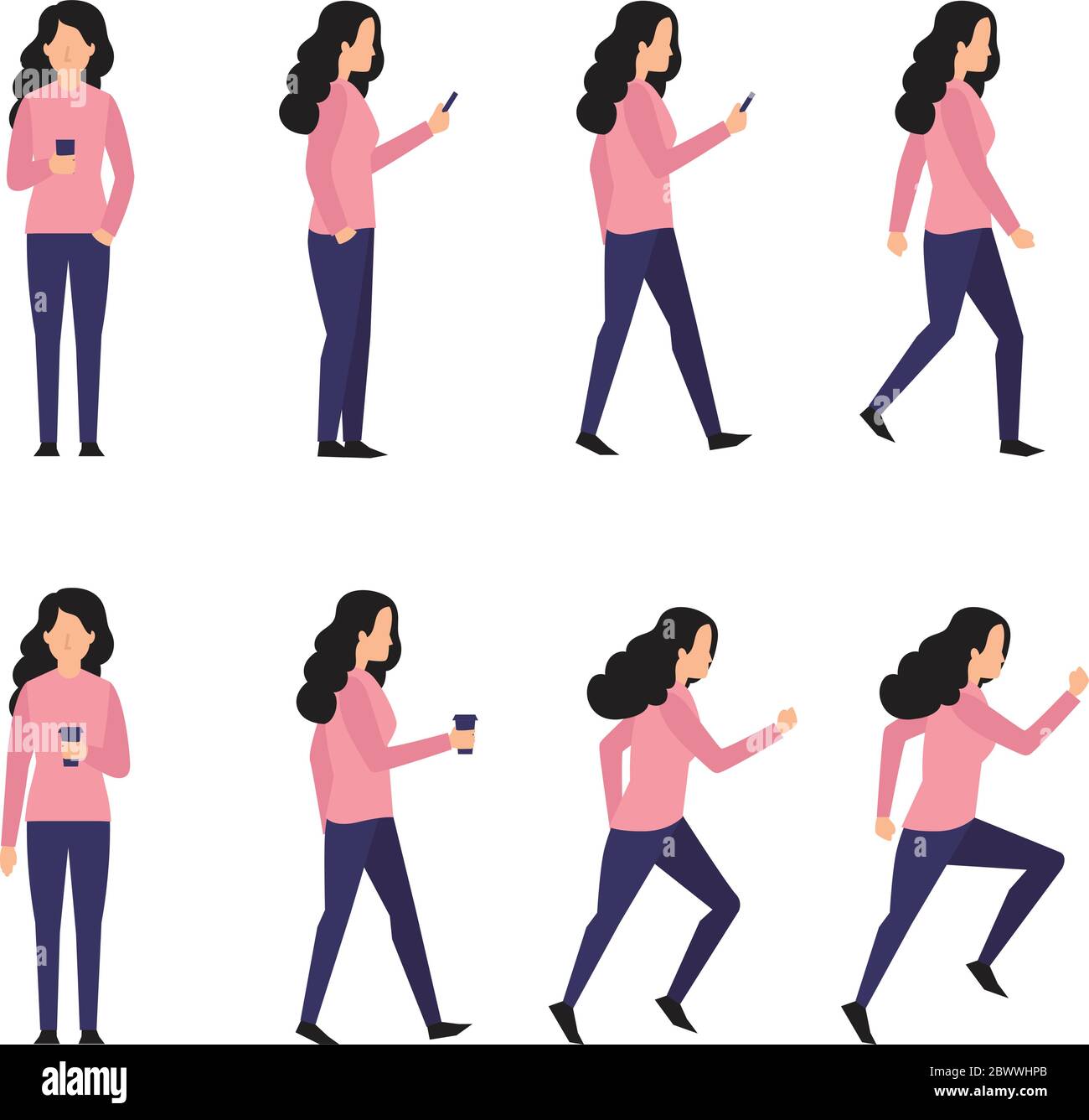 132,100+ Girls Pose Stock Illustrations, Royalty-Free Vector Graphics &  Clip Art - iStock | Women pose, Group pose