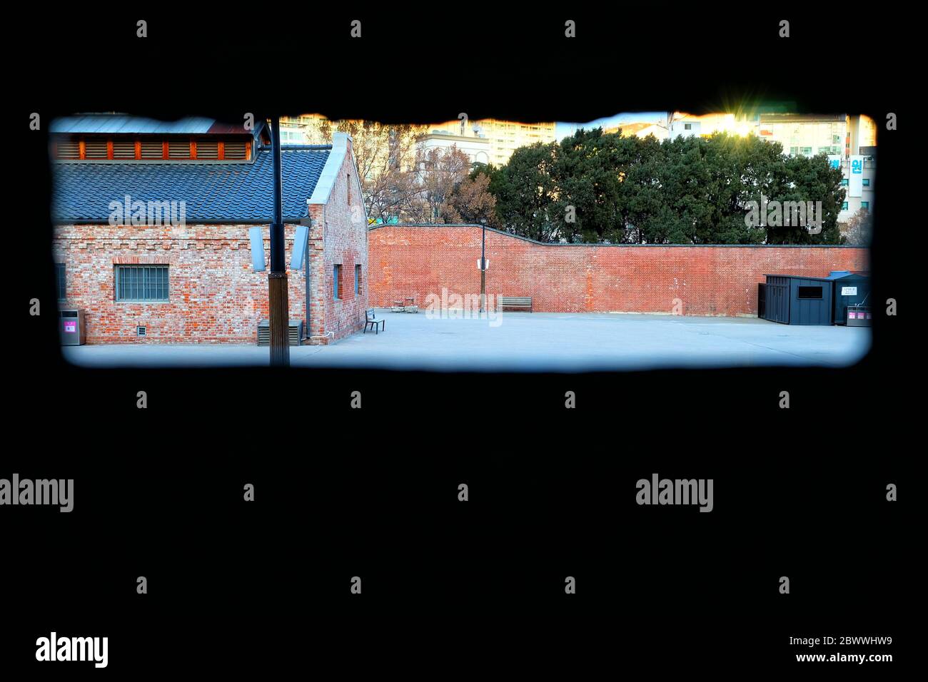 SEOUL, SOUTH KOREA DECEMBER 28, 2018 Scenery of Seodaemun prison