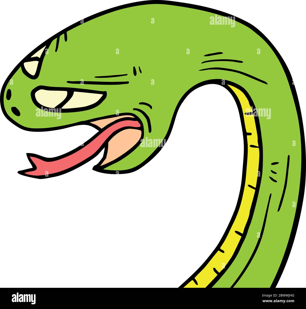 Serpiente cartoon Stock Vector