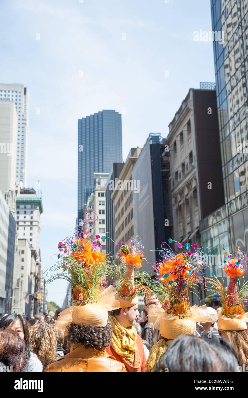 NYC Easter Parade Stock Photo