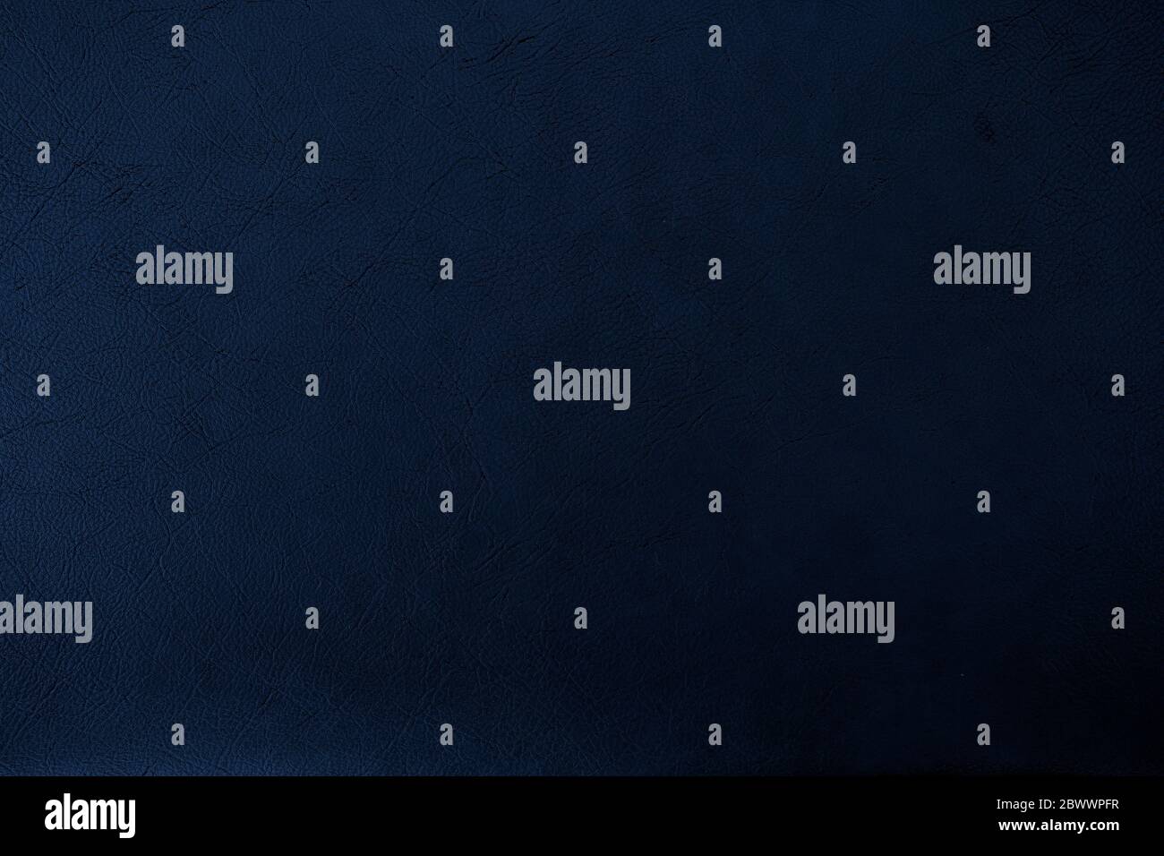 Blue Leather Texture Background. Stock Photo