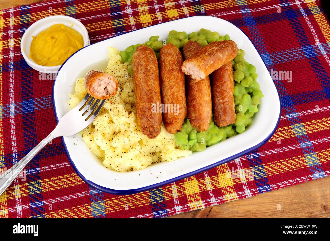 Sausage Mash And Peas High Resolution Stock Photography and Images Alamy