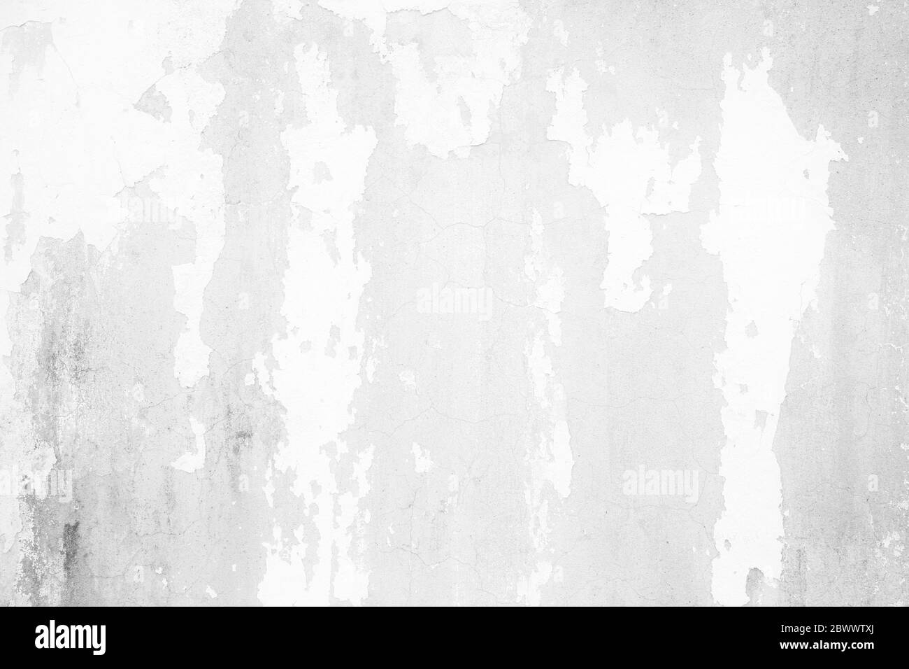 White Peeling Paint on Grunge Concrete Wall Texture Background Stock ...