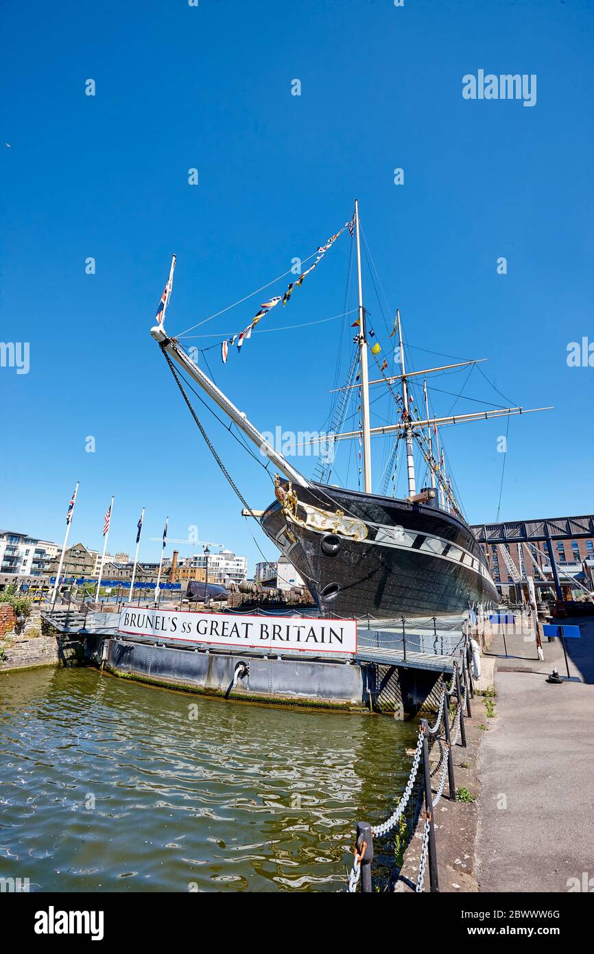 SS Great Britain in Bristol, England UK Stock Photo